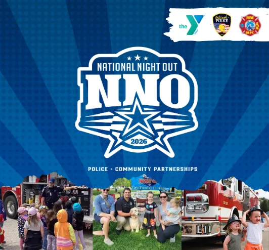 National night out- kids touring fire trucks and meeting police dogs.