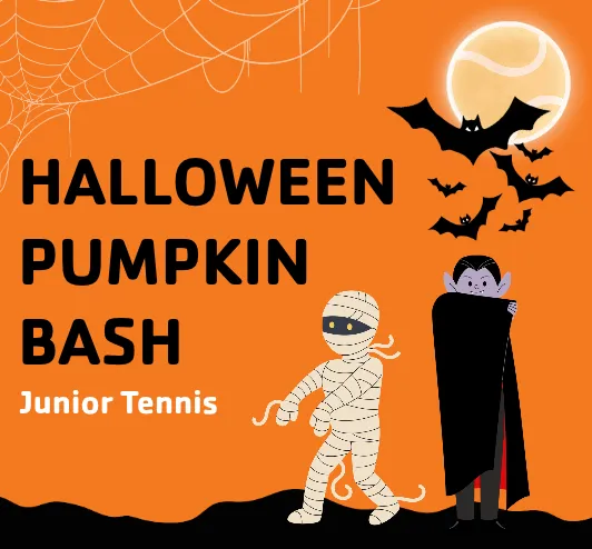 Dracula, a mummy, and bats: Halloween Pumpkin Bash.